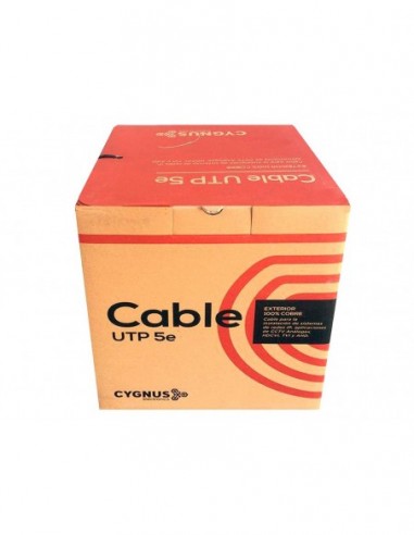 Cable Utp Cygnus Cat5e Para Exterior...